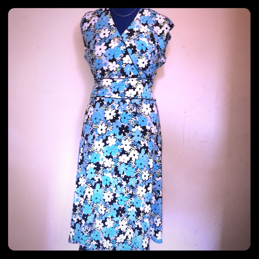Floral print dress